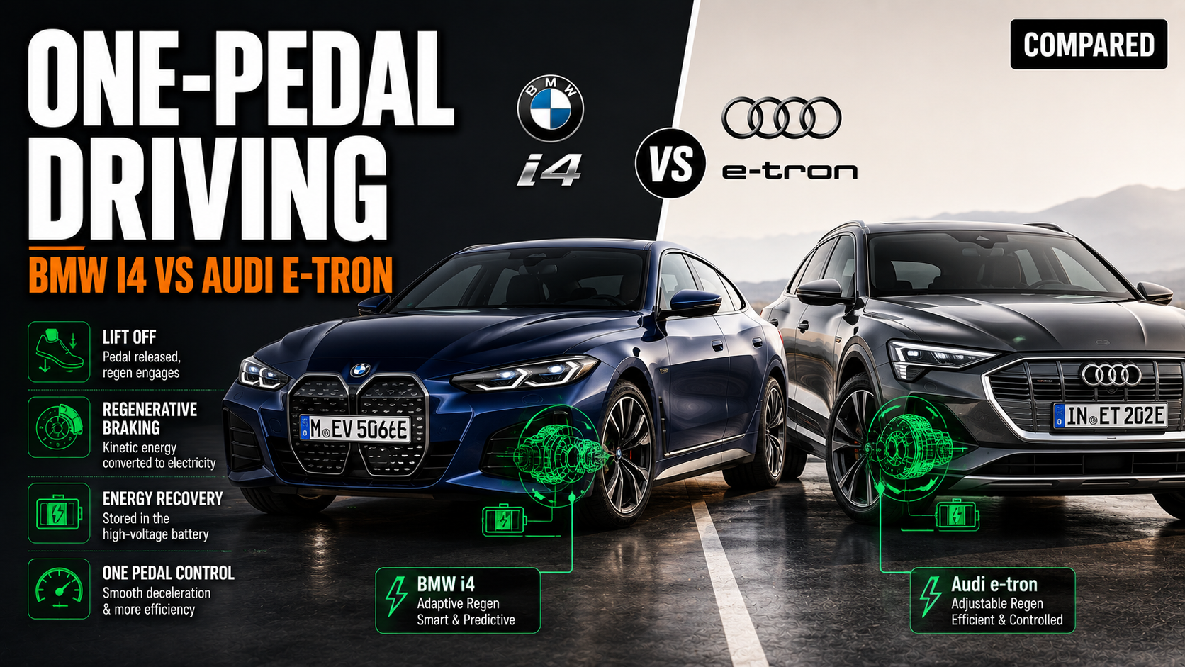 BMW i4 one pedal driving